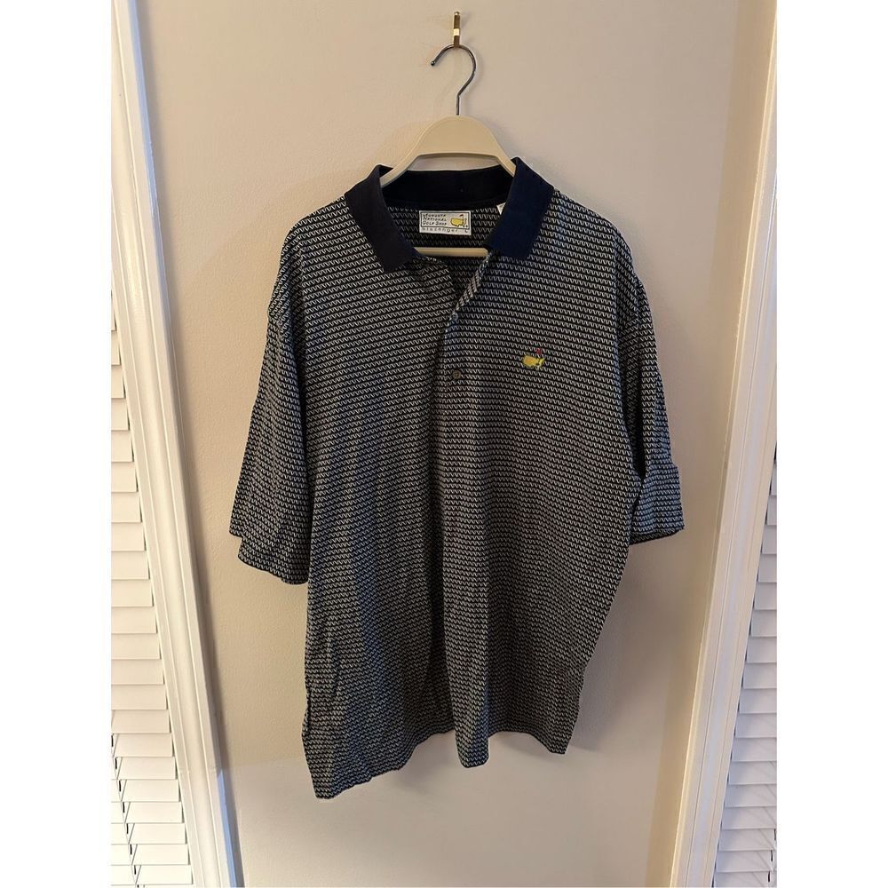 Slazenger Augusta National Golf Shop Mens Masters Logo Polo Shirt SZ Large